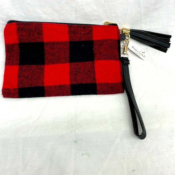 NEW!! Periwinkle by Barlow makeup/wallet hand bag sz 8x5 - Picture 1 of 5